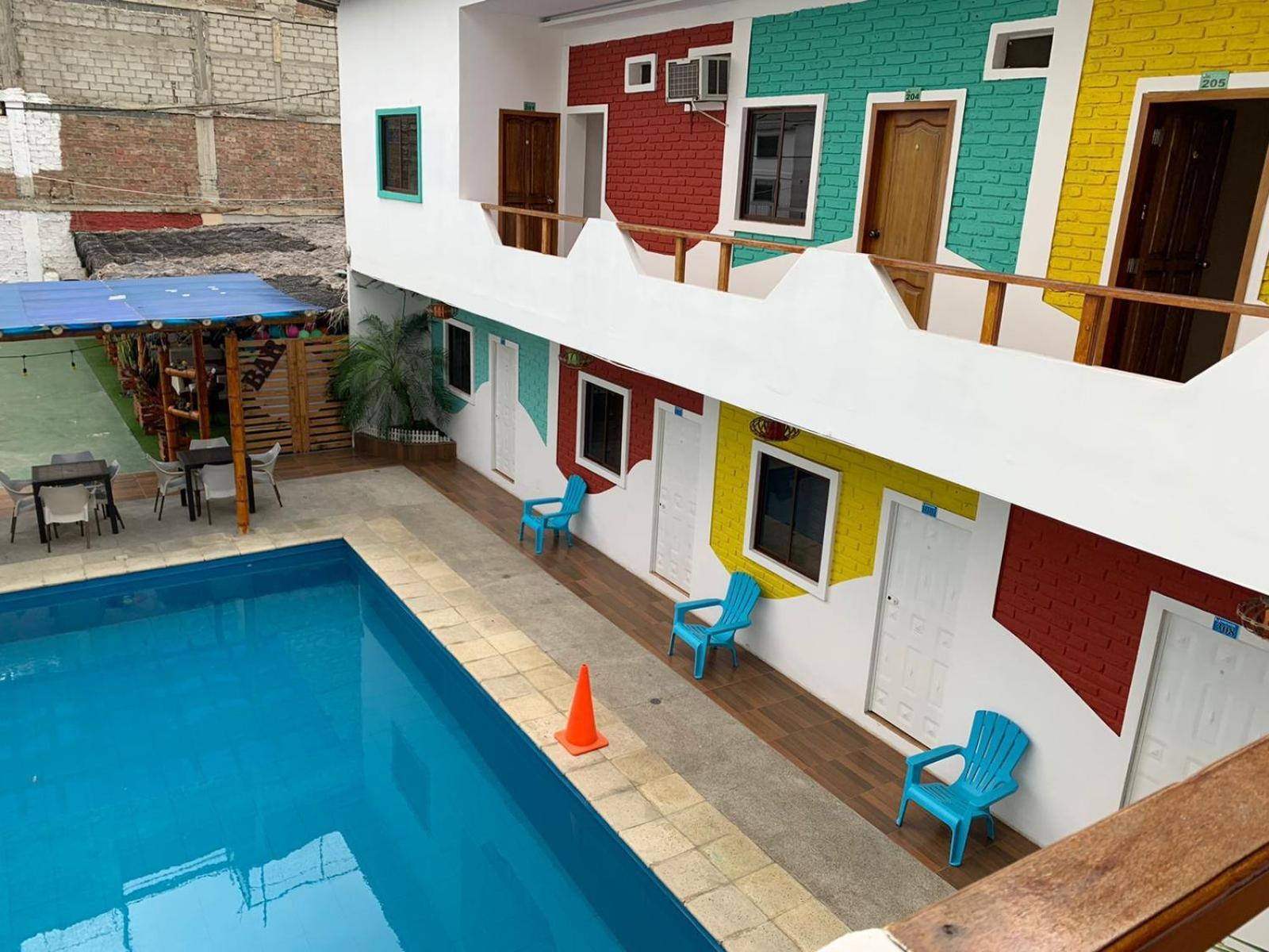 Hostal Las Velas Hotel Manta Ngoại thất bức ảnh