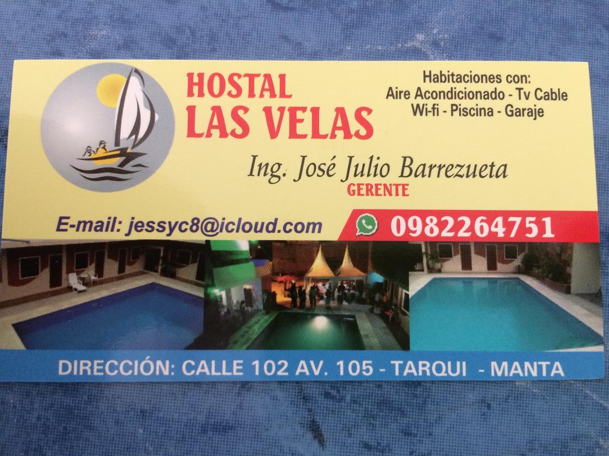 Hostal Las Velas Hotel Manta Ngoại thất bức ảnh