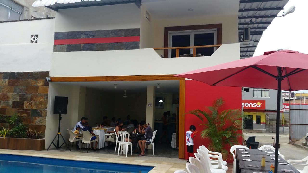 Hostal Las Velas Hotel Manta Ngoại thất bức ảnh