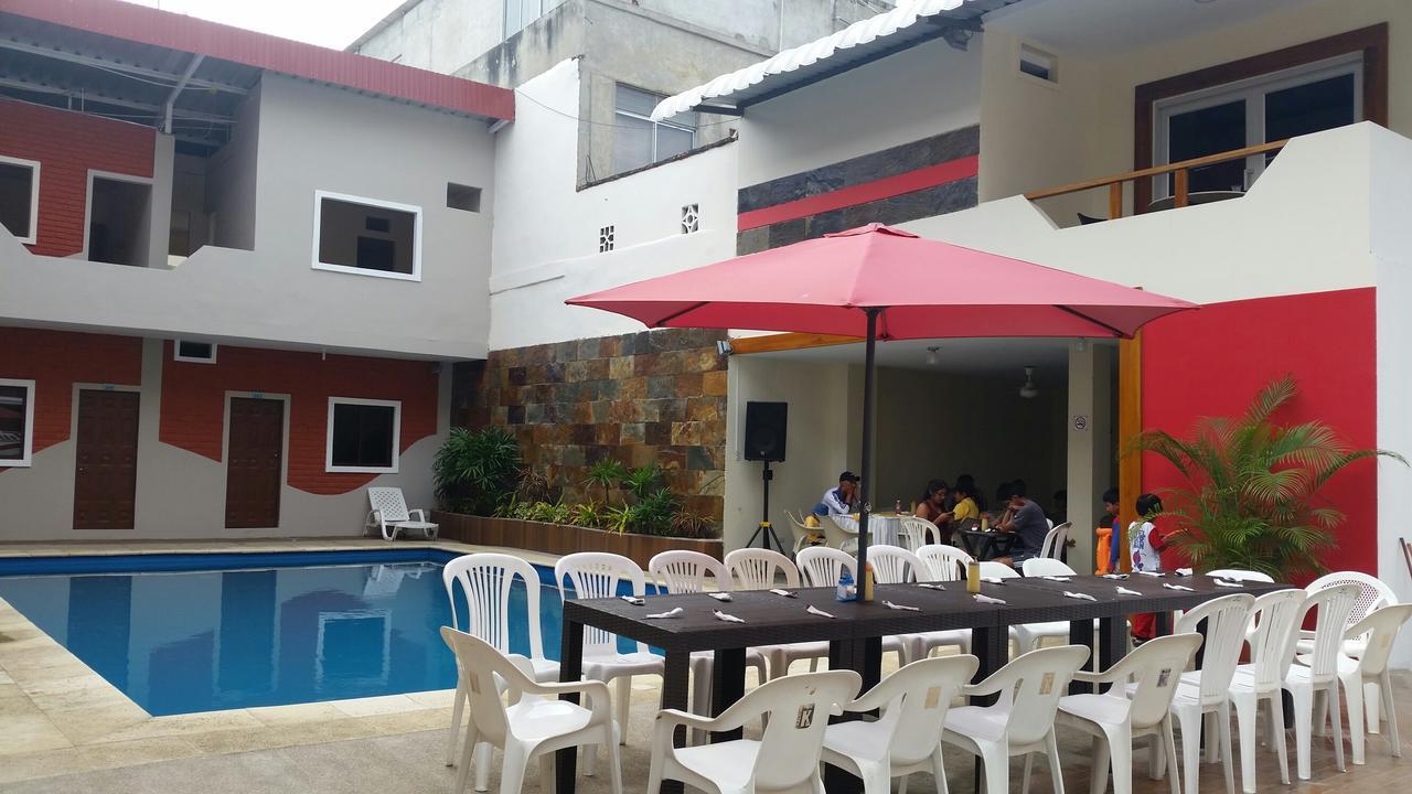 Hostal Las Velas Hotel Manta Ngoại thất bức ảnh