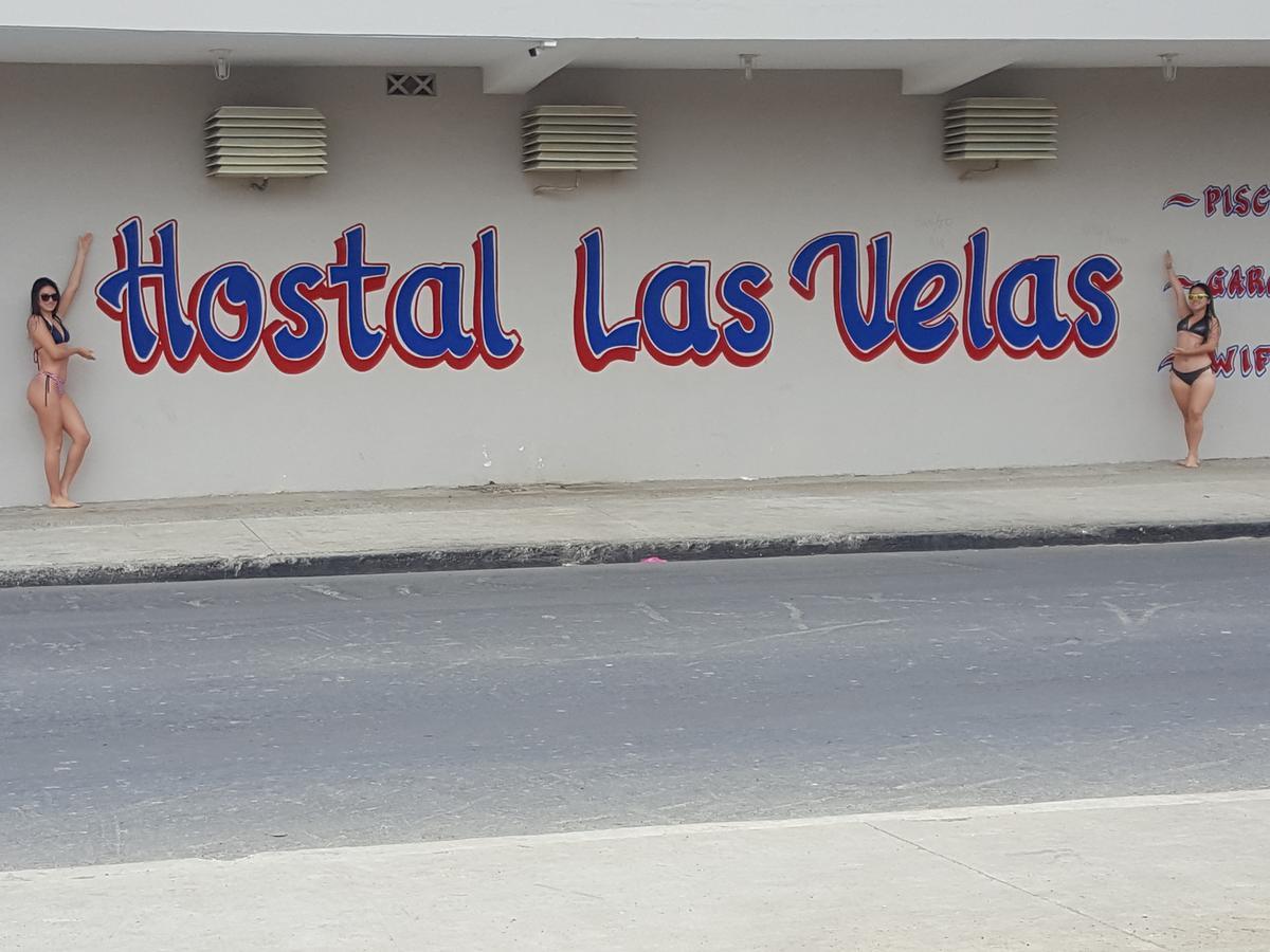 Hostal Las Velas Hotel Manta Ngoại thất bức ảnh